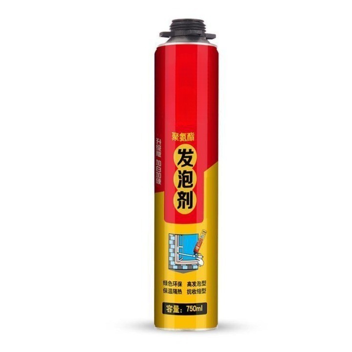 DEHEMAN Factory Supply 750ml CFC Free Polyurethane Foam Spray for Mounting Filling