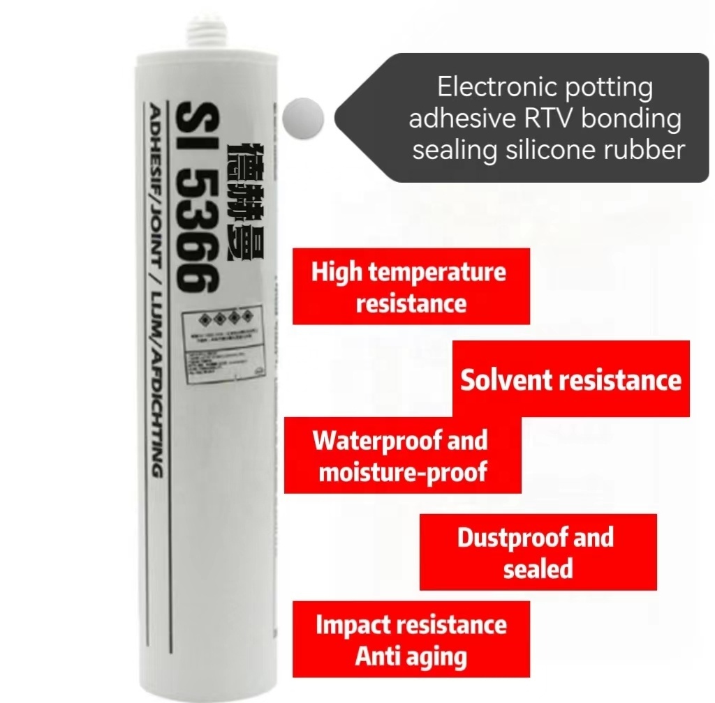 Waterproof Silicone Sealant Universal Multipurpose Fast Cure Caulk and Sealant for Metal Window Door Gaskets Engines