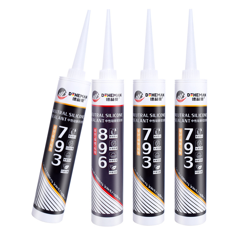 Waterproof Silicone Sealant Universal Multipurpose Fast Cure Caulk and Sealant for Metal Window Door Gaskets Engines