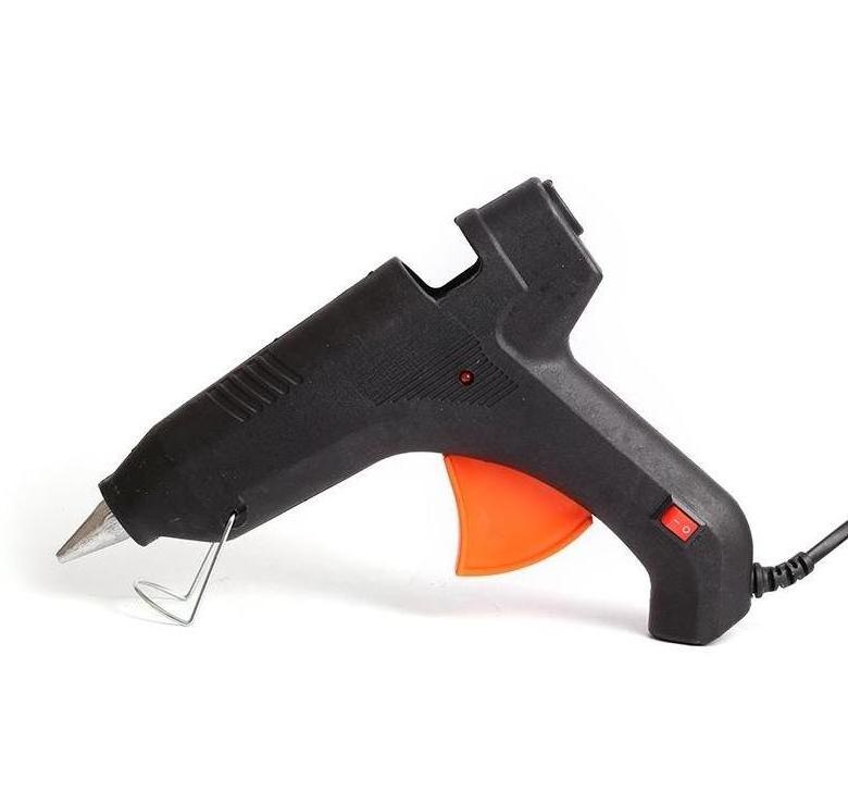 Heat Capacity Aluminum Barrel Aluminum Alloy Nozzle 20W Power Hot Melt Glue Gun With 7mm Diameter Glue Stick