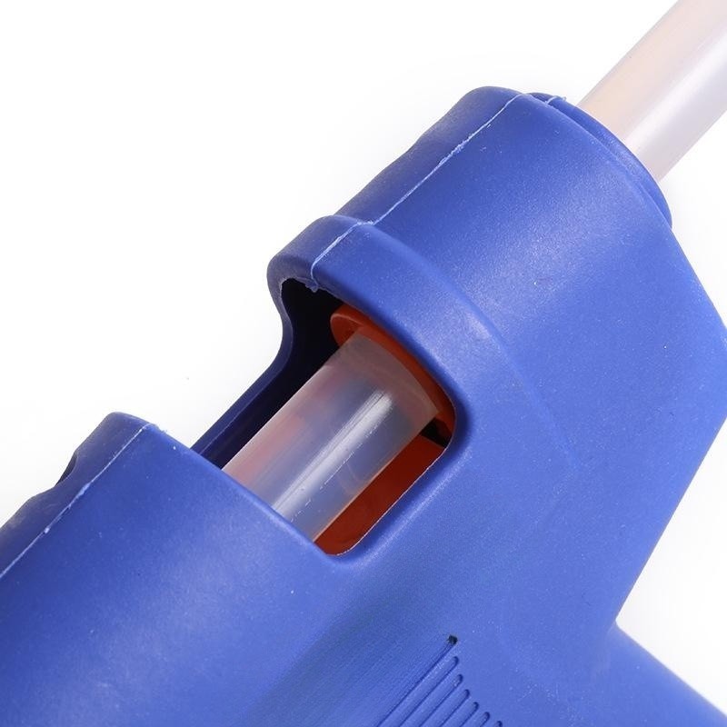 Heat Capacity Aluminum Barrel Aluminum Alloy Nozzle 20W Power Hot Melt Glue Gun With 7mm Diameter Glue Stick