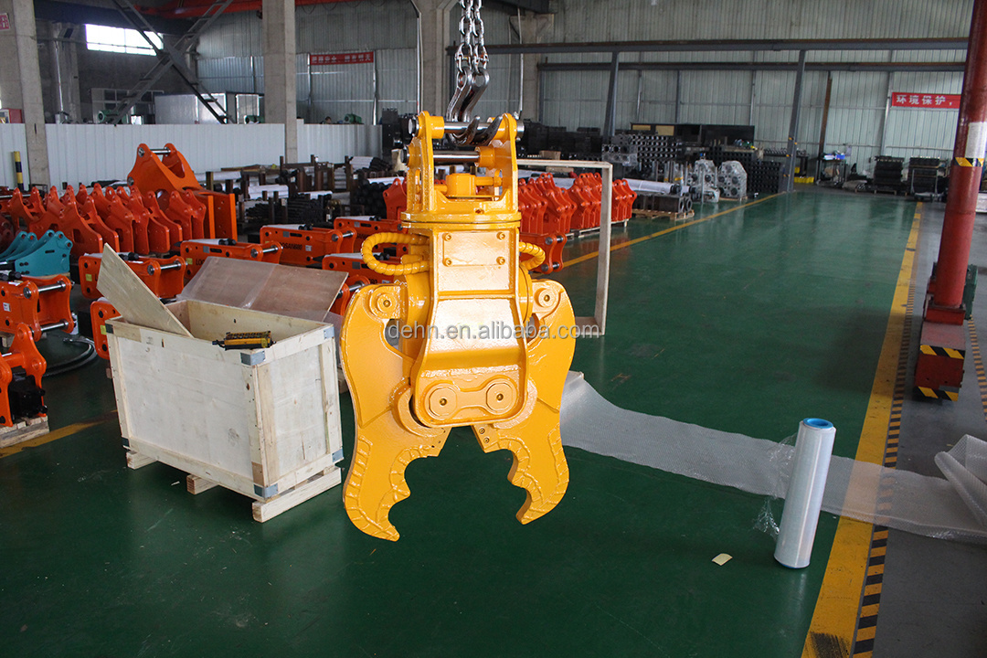 CE certified professional hydraulic shear hydraulic rotating tree cutter shear excavator