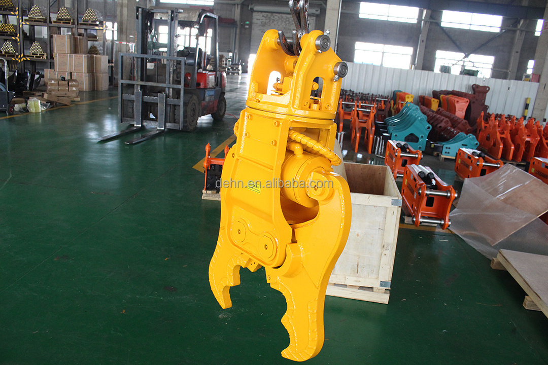 CE certified professional hydraulic shear hydraulic rotating tree cutter shear excavator