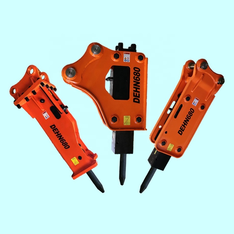 Top type DEHN680 concrete breaker hammer hydraulic breaker hammer with 68mm chisel