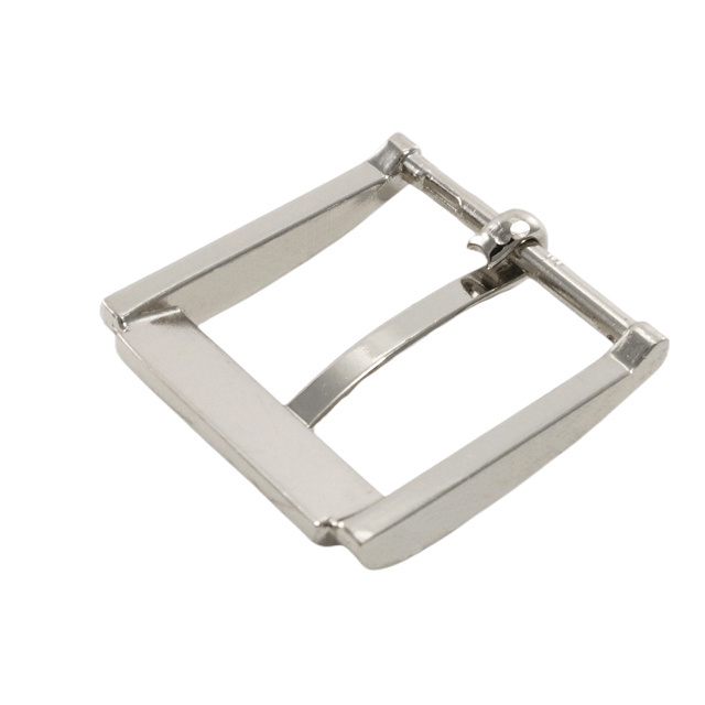 New High Quality Metal Buckles Adjustable Pin 40mm Blank Stainless Steel Belt Buckles Man for Belt