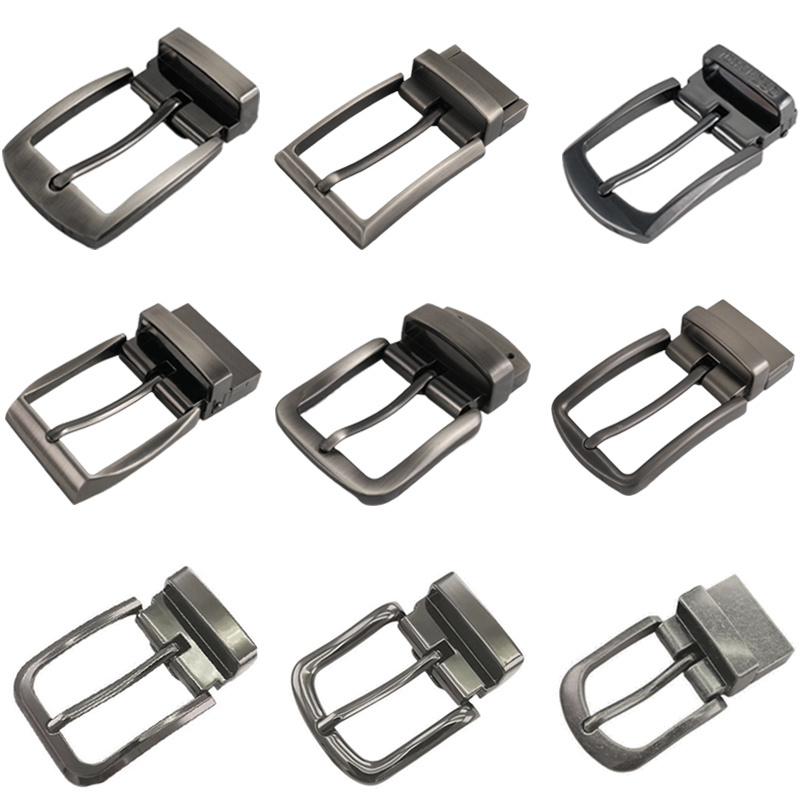 New Wholesale Hebillas Para Cinturones Metal Buckles China Adjustable Pin 40MM Brass Stainless Steel Belt Buckles for Men