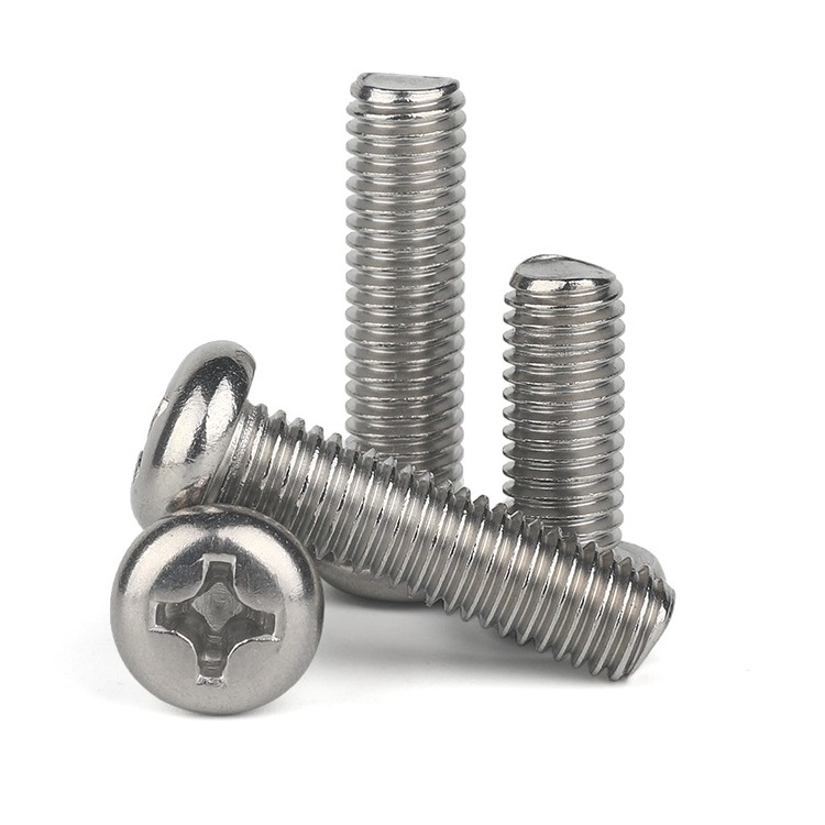 Stainless Steel 304 Pan Head Phillips Machine Screw