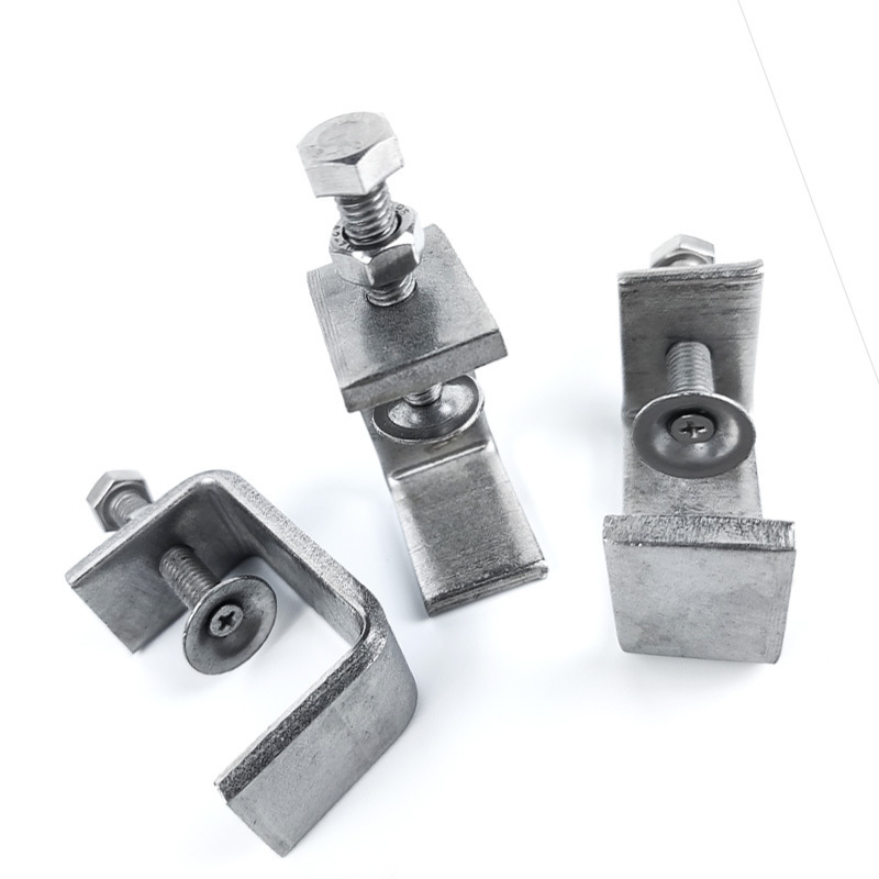 Adjustable heavy duty beam pipe clamp