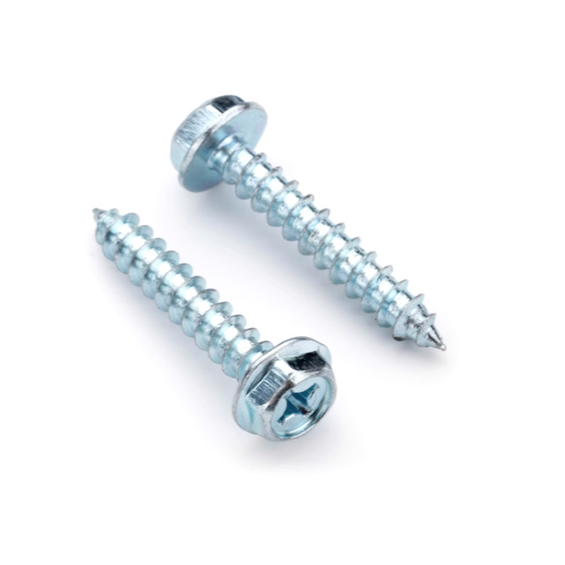 Hex washer hexagon flange head self tapping screw self-tapping screws with washer