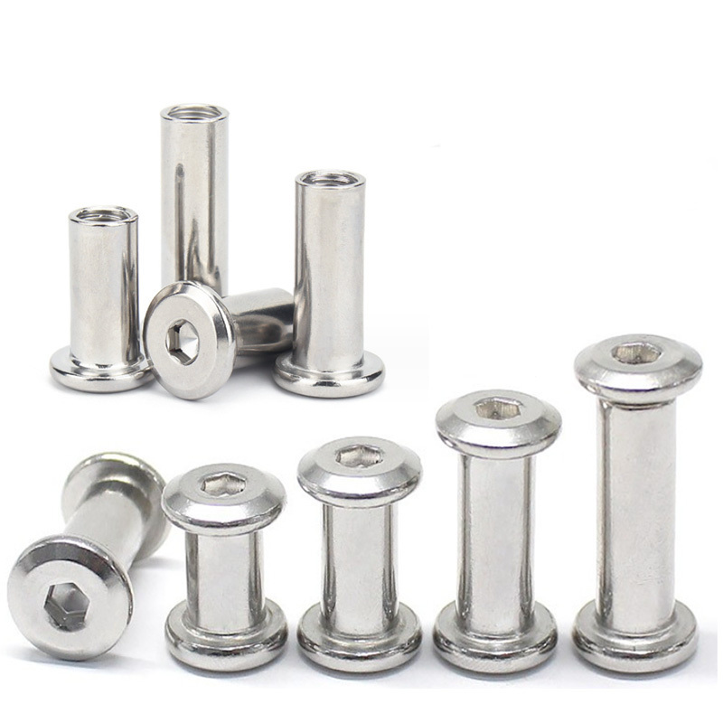 Stainless steel chicago screws female chicago screw bolt