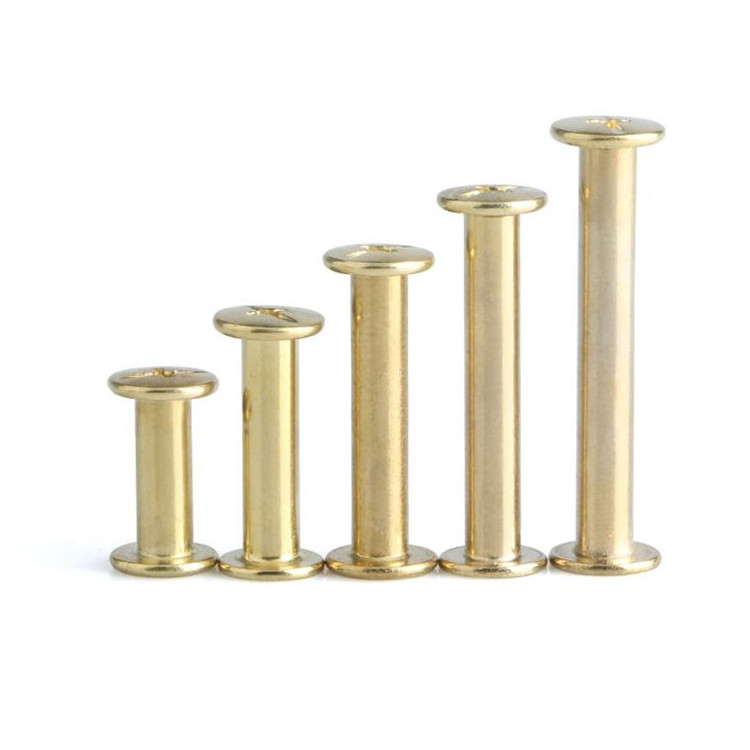 Brass double countersunk head c ap rivet