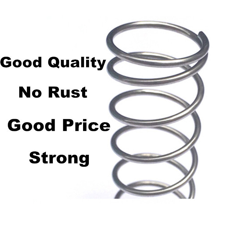 Custom size 304 316 piano wire coil stainless steel compression springs for automobile