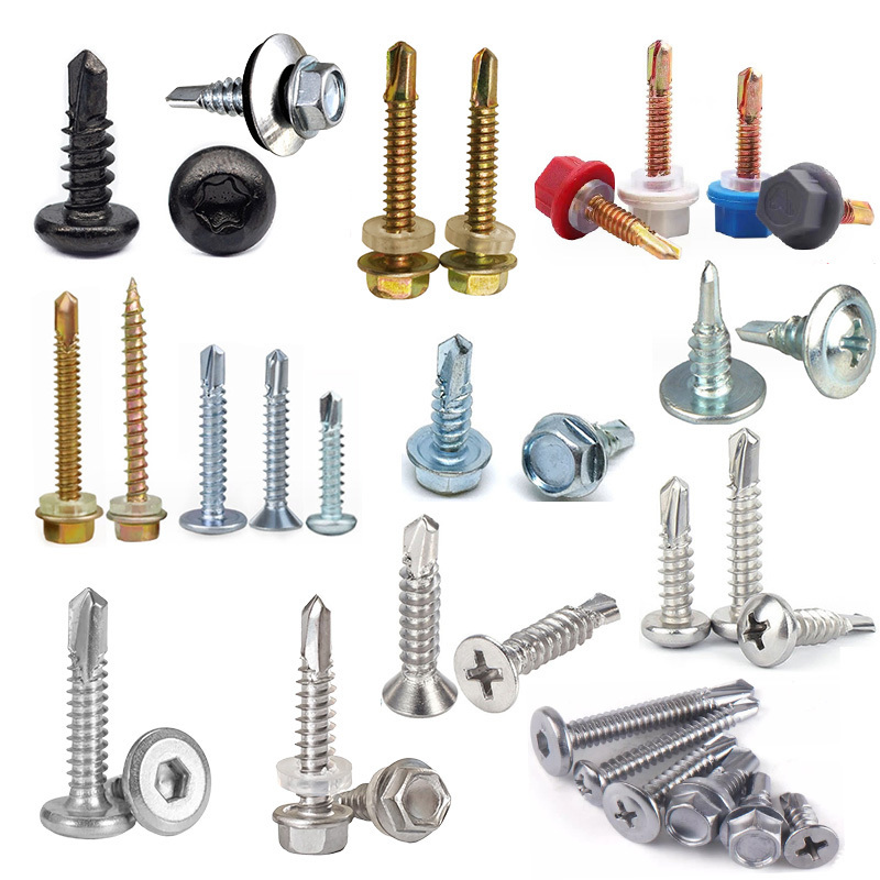 Hex washer hexagon flange head self tapping screw self-tapping screws with washer