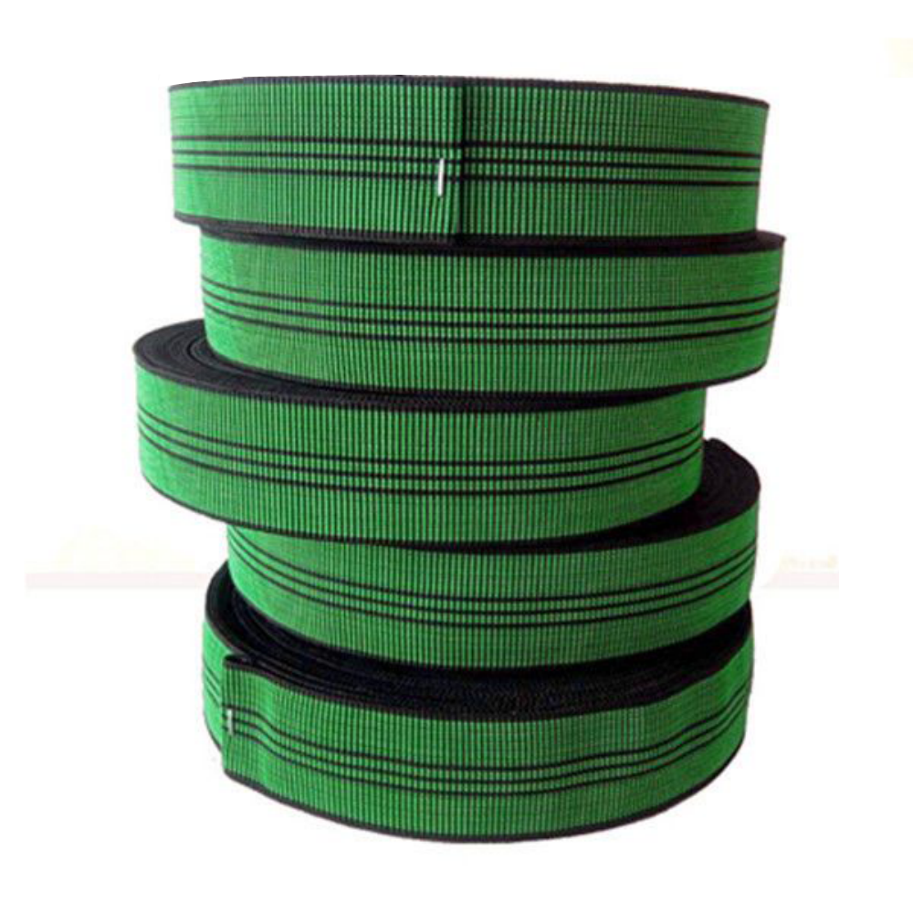 3inch 45mm High Elasticity Sofa Elastic Webbing Strap Customized Green Sofa Covers Elastic Stretch Polyester Chair Home Textile