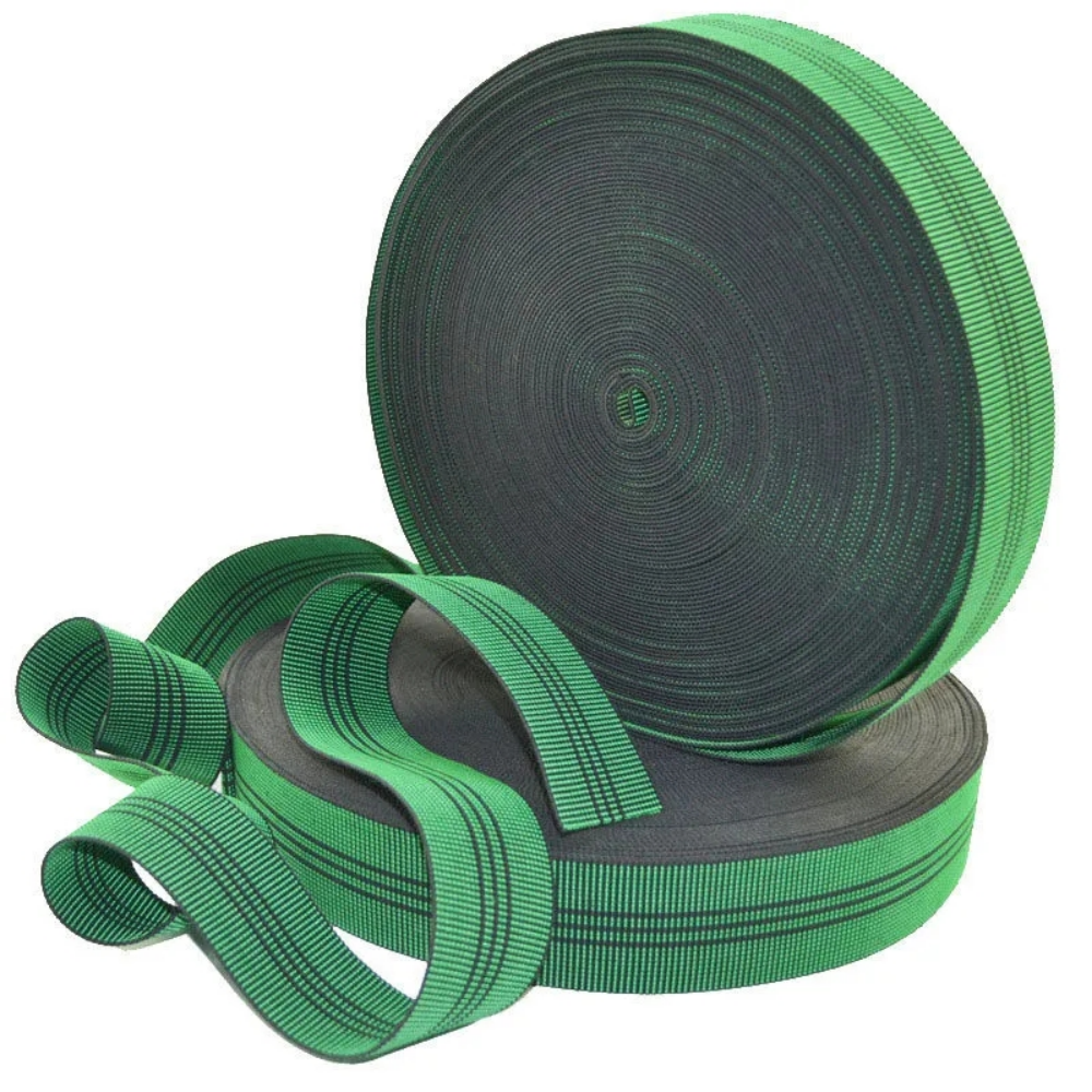 3inch 45mm High Elasticity Sofa Elastic Webbing Strap Customized Green Sofa Covers Elastic Stretch Polyester Chair Home Textile