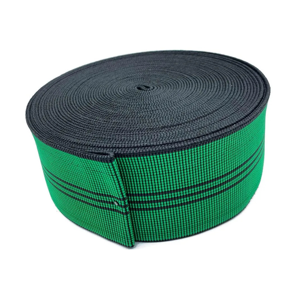 3inch 45mm High Elasticity Sofa Elastic Webbing Strap Customized Green Sofa Covers Elastic Stretch Polyester Chair Home Textile