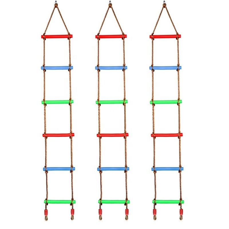 Playground Swing Set Kids Camping Rope Climbing Ladder For Garden Play House Amusement Park