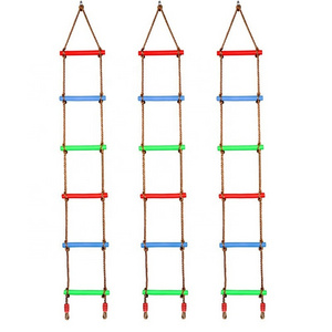 Playground Swing Set Kids Camping Rope Climbing Ladder For Garden Play House Amusement Park