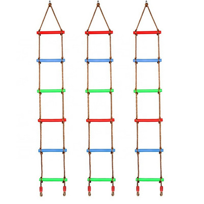 Playground Swing Set Kids Camping Rope Climbing Ladder For Garden Play House Amusement Park