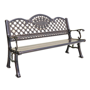 Hot Sale Fashionable Outdoor Courtyard Patio Public Park Water Proof Cast Aluminum Garden Benches