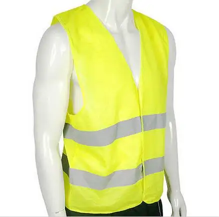 Visibility Security Safety Vest Reflective Strips Work Wear Uniforms Clothing Reflective Vest