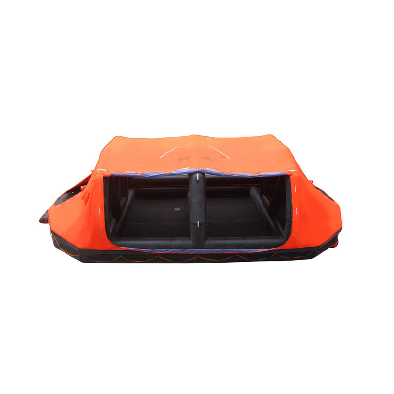 solas 4 persons throw-over type  inflatable life raft for yacht