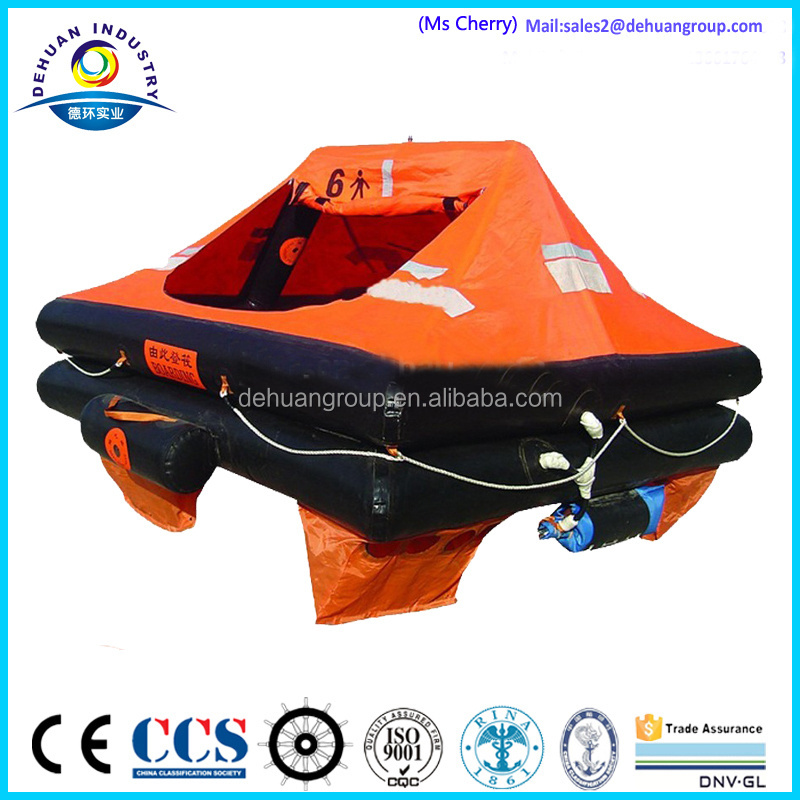 Life Raft for commercial fishing vessels and sailing yachts