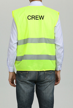 Visibility Security Safety Vest Reflective Strips Work Wear Uniforms Clothing Reflective Vest