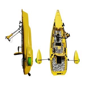 fishing boat yacht jet powered kayak with electric motor