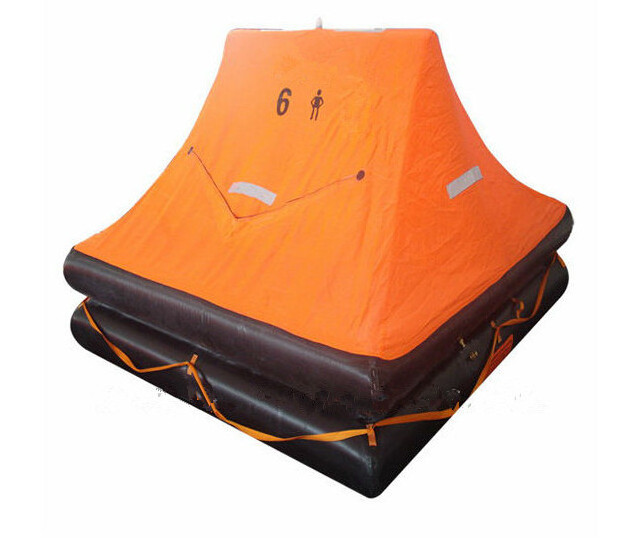 6 person CCS  Cheap Throw overboard inflatable life raft for yacht