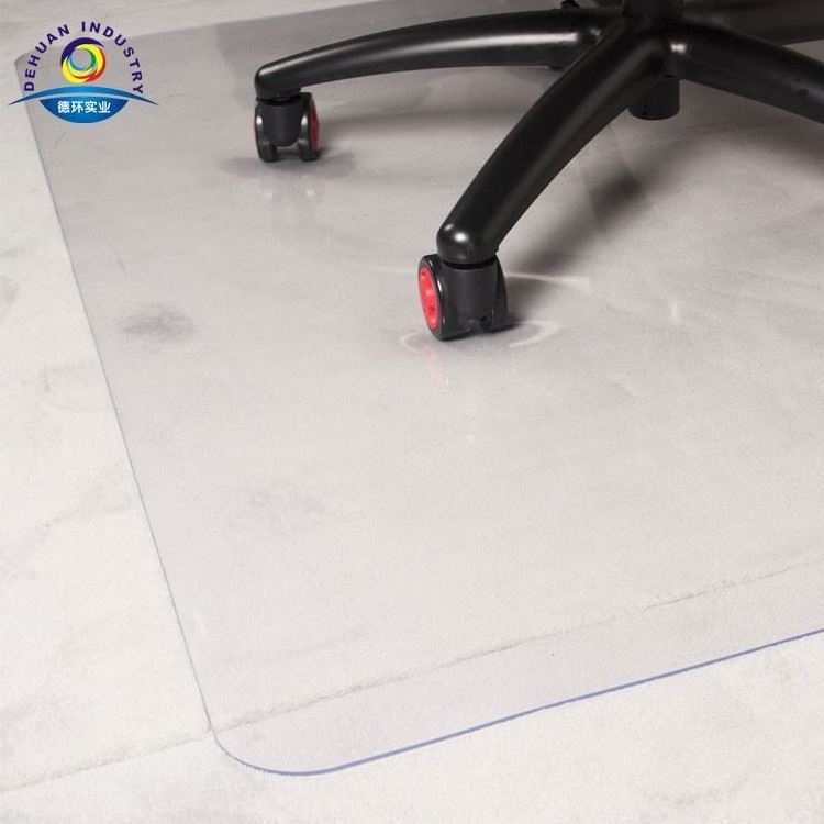 Office Necessary Clear Plastic PVC Floor Mat Under Chair