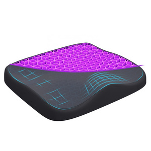 ECO Silicone TPE Gel Seat Cushion for Long Sitting Pressure Relief Chair Pad for Office Chairs Seating Mat