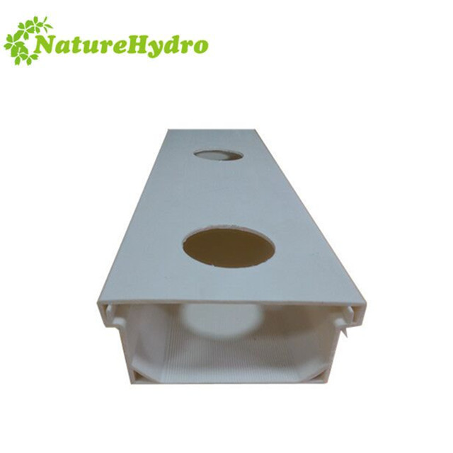 New designed hydroponic nft system pvc pipe/channel for greenhouse