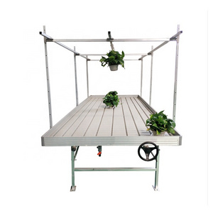 Agricultural Greenhouses  rolling bench grow tables 4x8 flood table  Ebb and flow tables hydroponic system