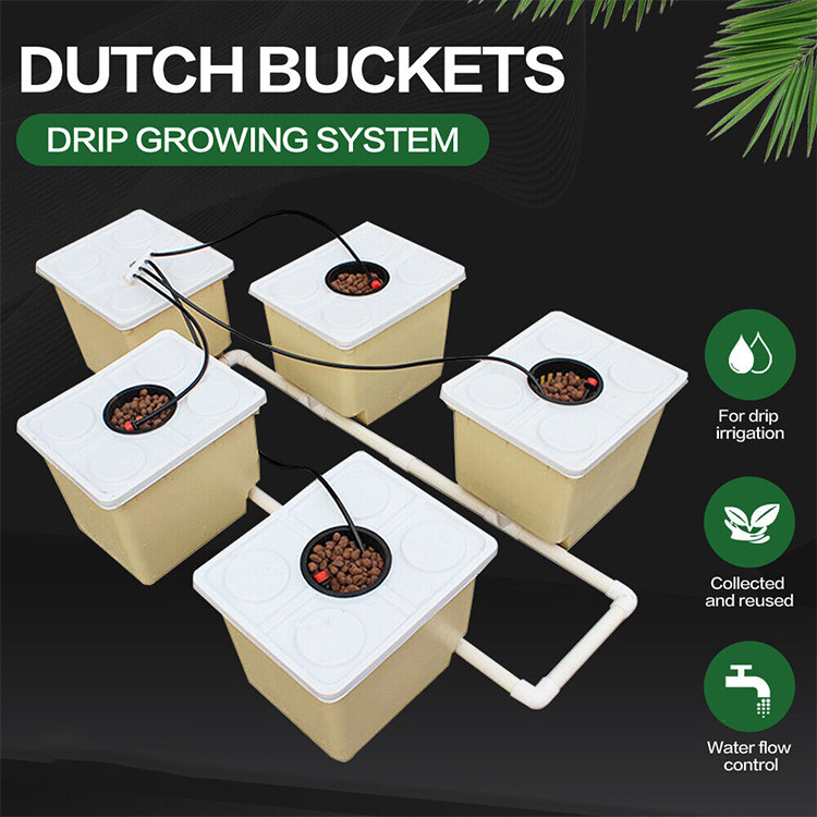 Food-Grade Plant Pots Dutch bucket for hydroponic systems