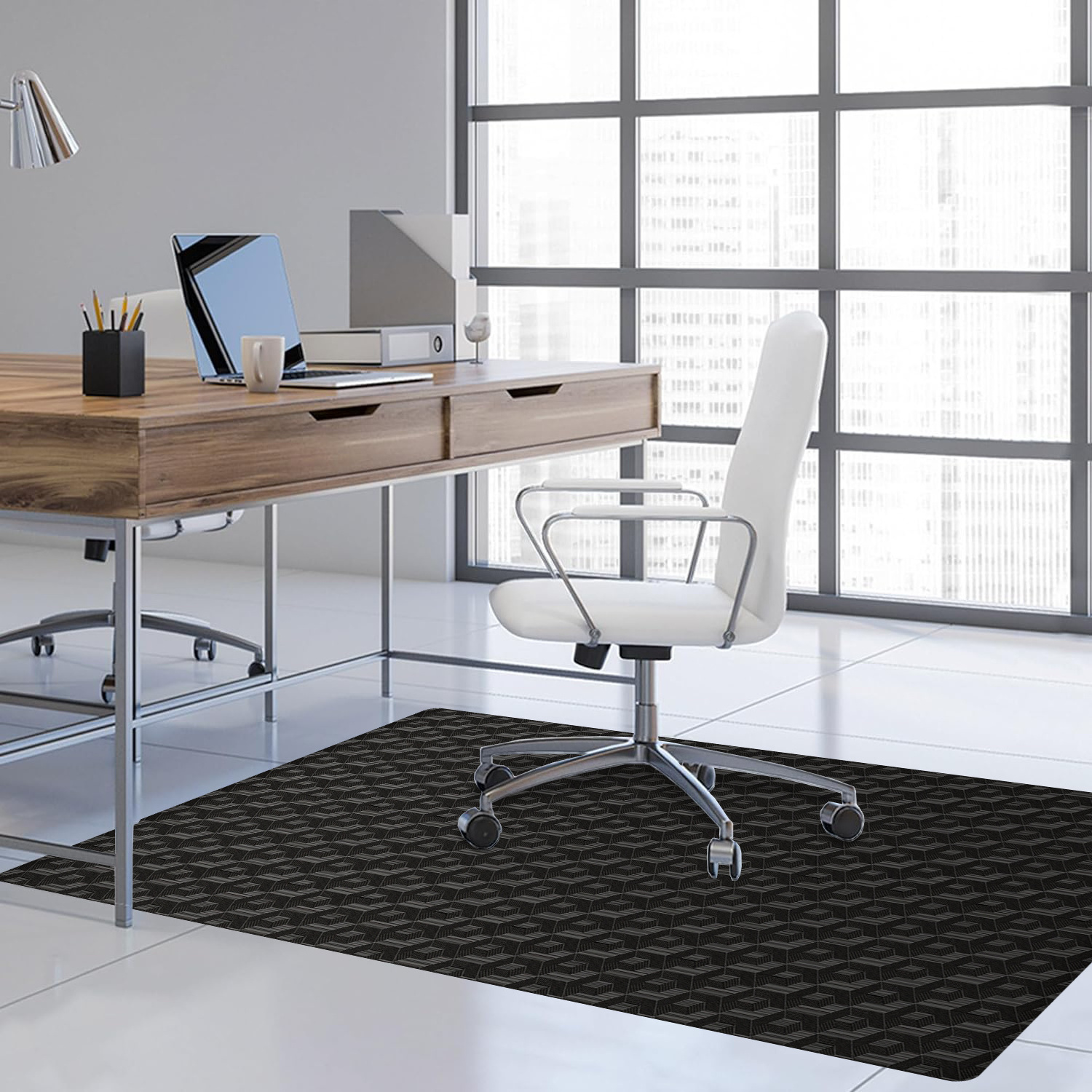 Desk Chair Mat for Hardwood Floor & Tile 55