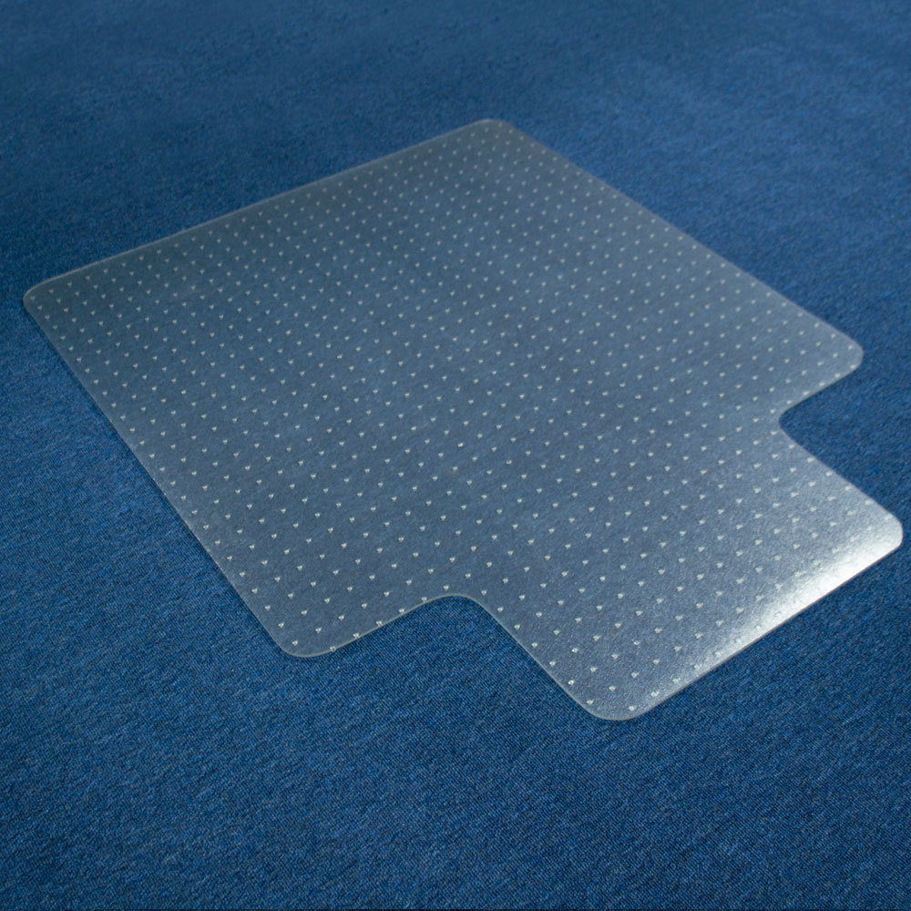 Clear Office Chair Mat for Low, Standard and No Pile Carpeted Floors, Plastic Computer Desk Chair Mat on Carpet