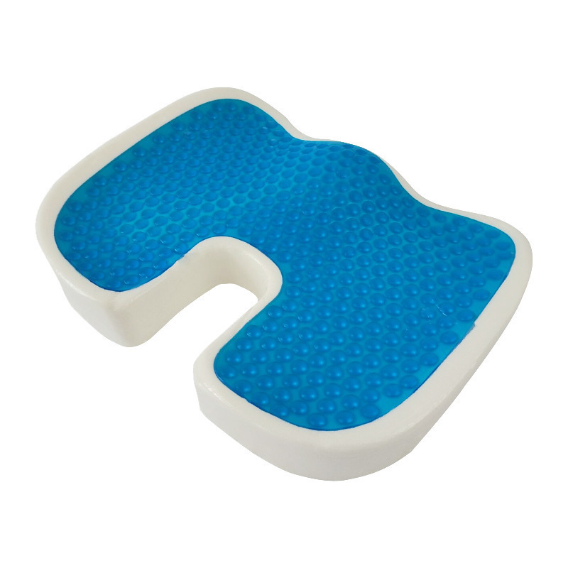 Seat Gel Cushion Silicone Car Gel Memory Foam Seat Cushion Office Chair Orthopedic Gel Seat Cushion For Tailbone For Adult Pain