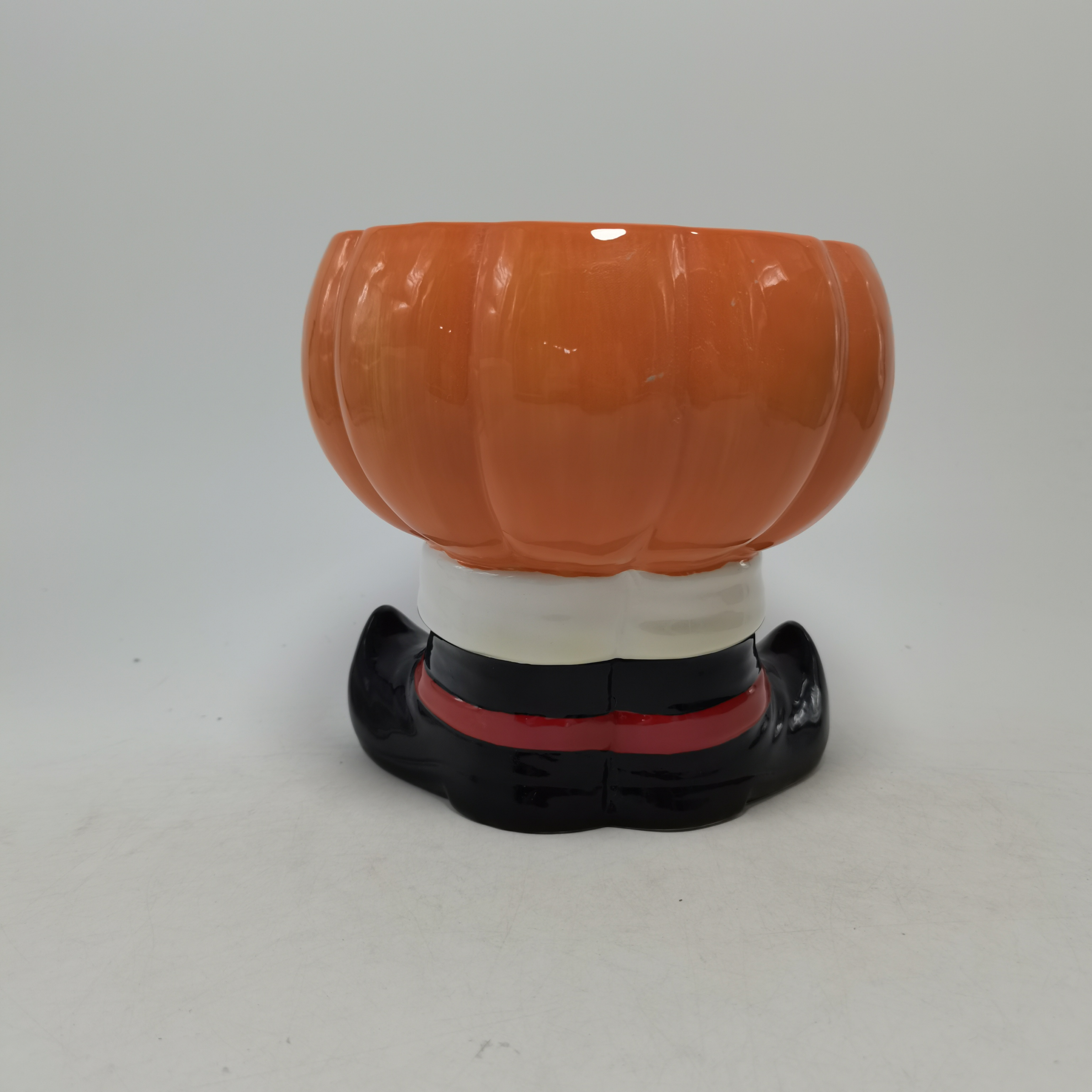 Hot Selling Custom Halloween Ceramic Pumpkin Storage Candy Household Kitchen Storage Food Jar With Lid