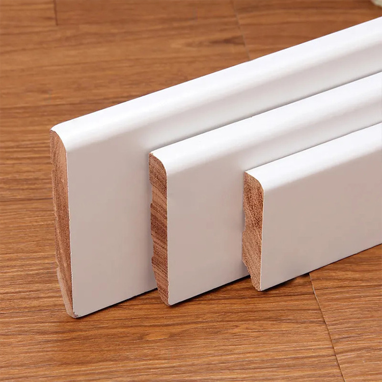 New morden baseboard high grade crown molding custom trim wood moulding skirting