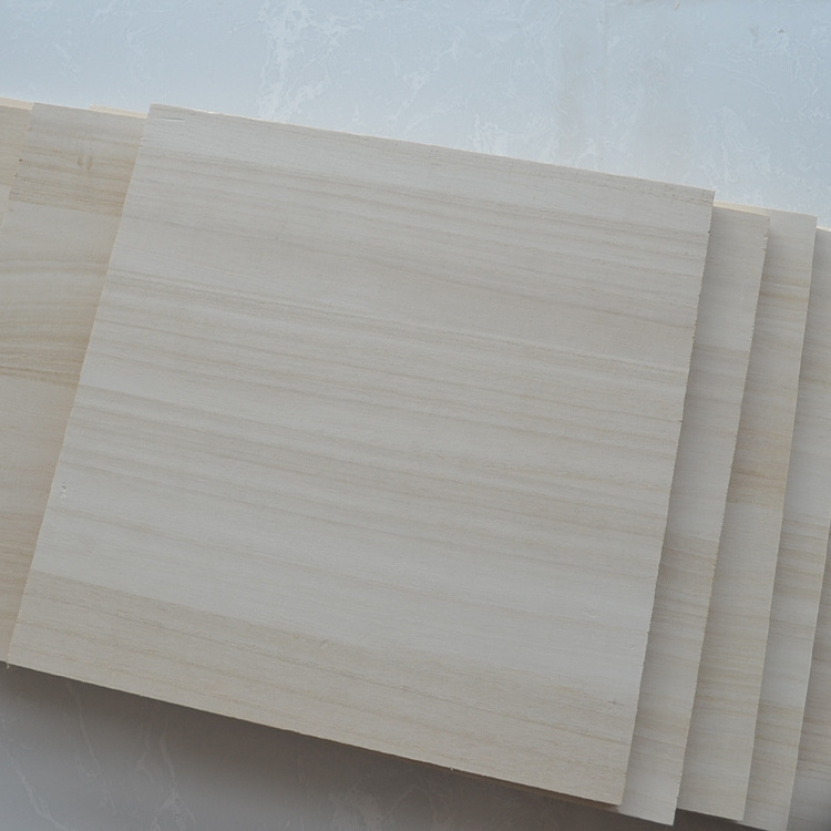 Bleached carbonized cheap factory price light weight paulownia hard wood lumber board