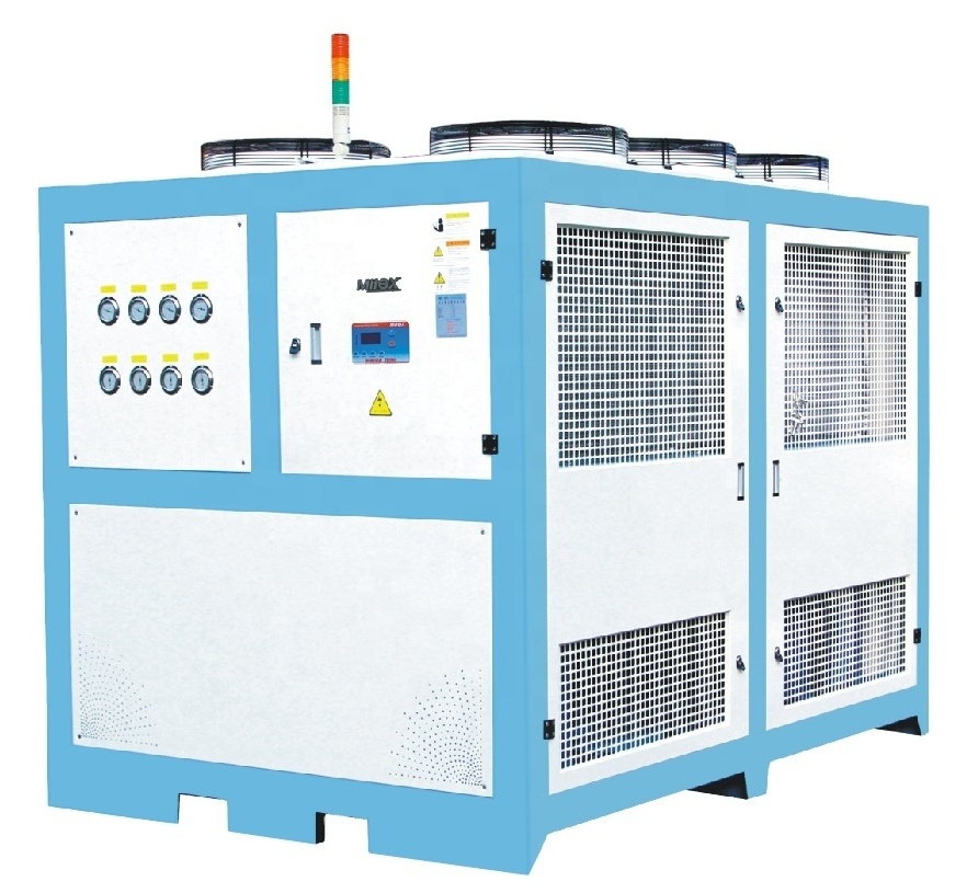 New Plastic Processing Industrial Air- Cooled Water Chiller ultra low temperature air chiller PLC