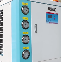 New Plastic Processing Industrial Air- Cooled Water Chiller ultra low temperature air chiller PLC