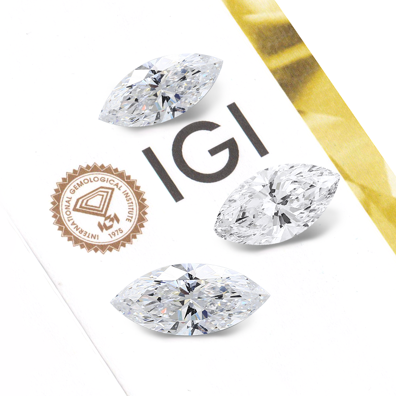 Hpht hight quality fancy marquise cutting IGI certificate 1ct DEF lab grown diamonds making machine