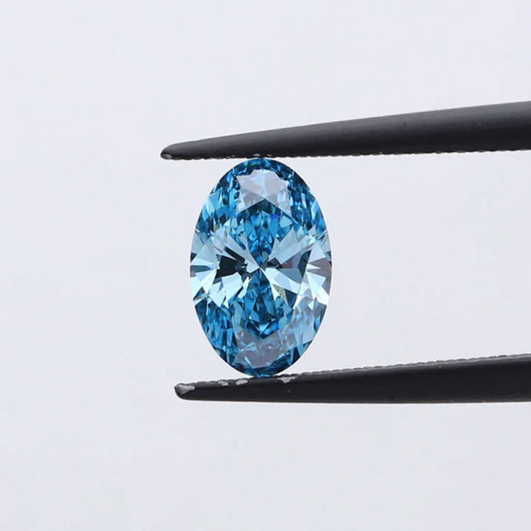 Lab Created Blue Diamond 0.5-2 Carat Synthetic Blue Diamonds Prices Loose color Diamonds