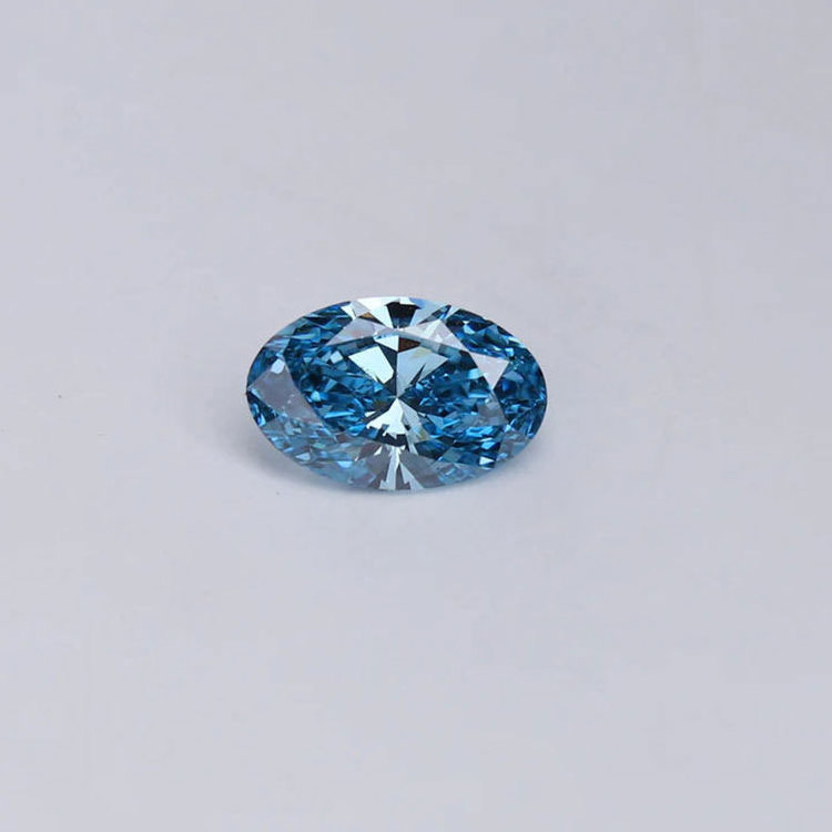 Lab Created Blue Diamond 0.5-2 Carat Synthetic Blue Diamonds Prices Loose color Diamonds