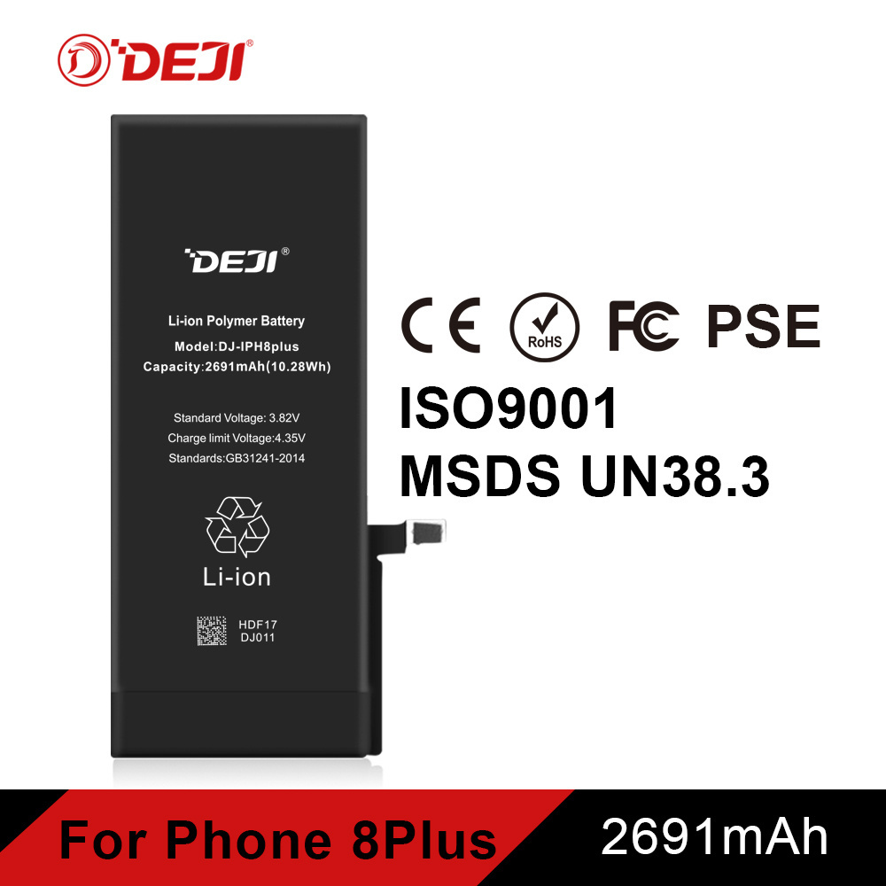 DEJI Mobile Phone Wireless Charger 2691Mah Battery For iphone 8 Plus aaa Tools