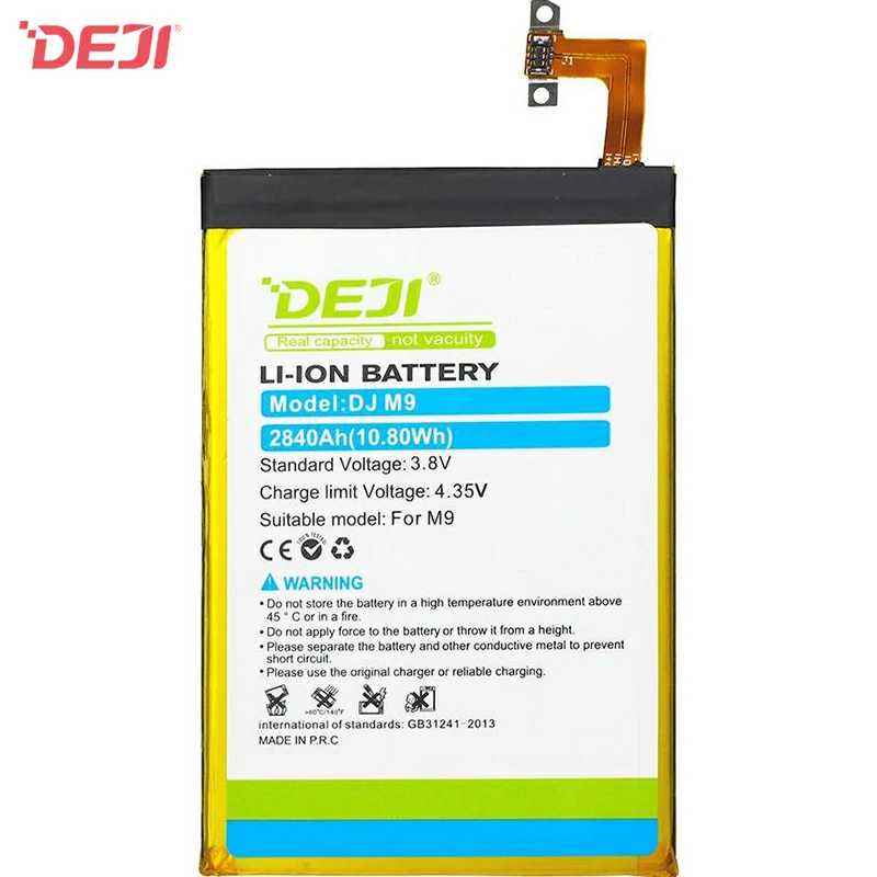 DEJI Original GB/T 18287-2013 oem mobile phone battery for HTC ONE M9 B0PGE100 battery