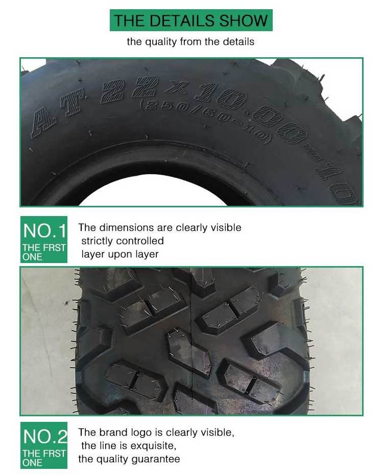 DAV107 ATV tires 22X11-10 atv tire for sale using for Golf car