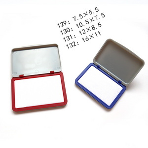 Stamp Pad Small Medium Ink Pad Stamp Blank Empty Stamp Pad Plastic